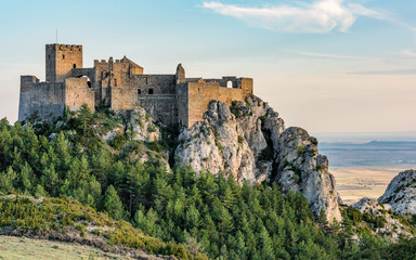 Fototapeta na wymiar Medieval castle of Loarre,Aragon, Spain