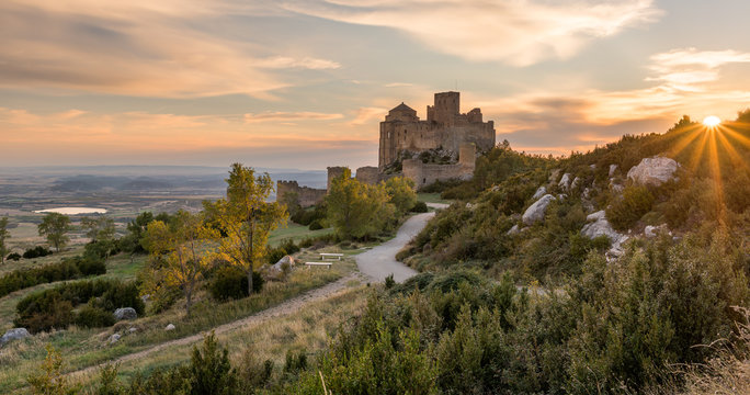 Medieval castle of Loarre,Aragon, Spain