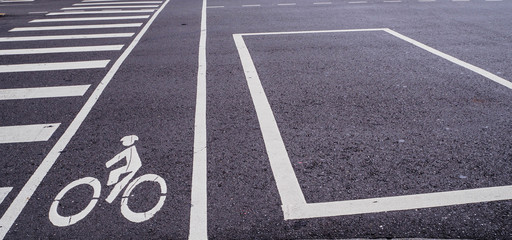 Bicycle lane sign