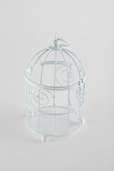 Decorative white cages
