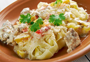 Chicken carbonara