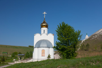 temple for the sake of Blessed Virgin Mary's icon Collecting the dead in convent in Kostomarovo
