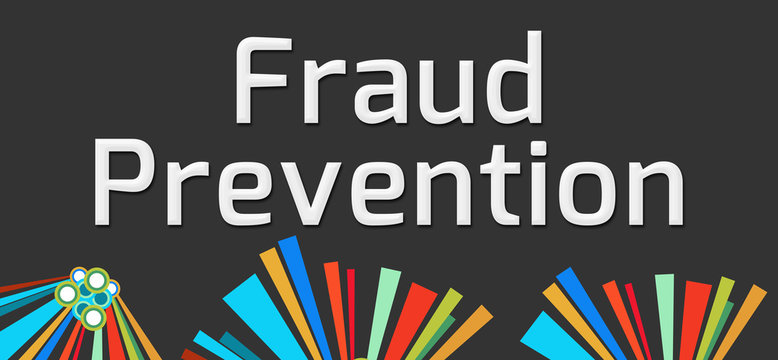 Fraud Prevention Dark Colorful Elements 