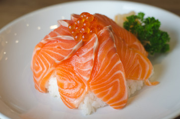 Salmon Don, Japanese cuisine