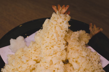 Tempura Shrimps (Deep Fried Shrimps), Japanese cuisine