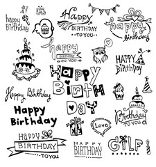 Doodle Happy Birthday