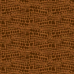 Wandaufkleber Tierhaut Tierhaut handgezeichnete Textur, Vektor nahtloses Muster, Skizzenzeichnung Tierhautdruck