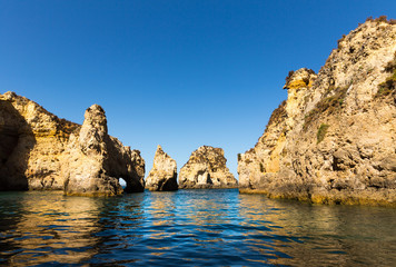 Fototapeta na wymiar Beautiful cliffs in the ocean