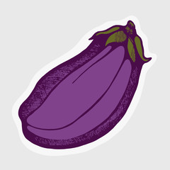 Grunge Eggplant
