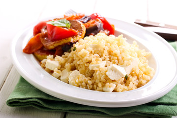 Feta bulgur