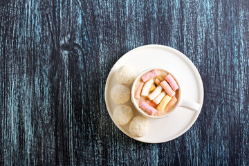 Coconut balls candies
