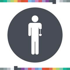 Amputee icon.