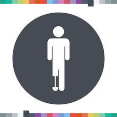 Amputee icon.