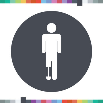 Amputee icon.