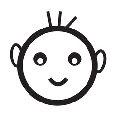 Obraz premium happy kid icon