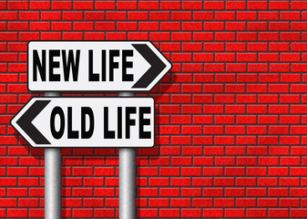 Fototapeta premium new or old life fresh new beginning
