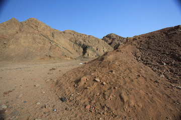 red mountains, rocks Egypt Sinai