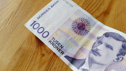 Ett tusen norska  kronor