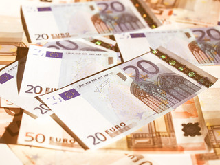 Retro looking Euro note