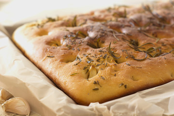 Rustic Garlic Rosemary Focaccia Non sharpen file