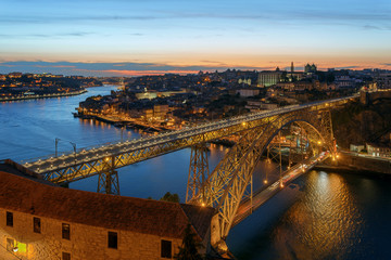 Dom Luis I Bridge in Porto