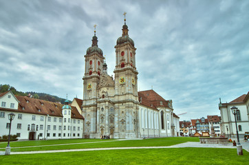 Fototapeta na wymiar Abbey of Saint Gall in Switzerland