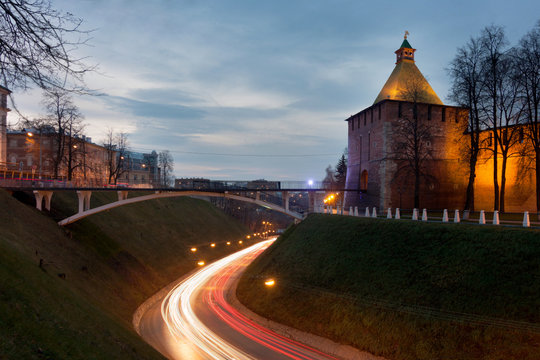 Nikolskaya tower of Nizhny Novgorod Kremlin
