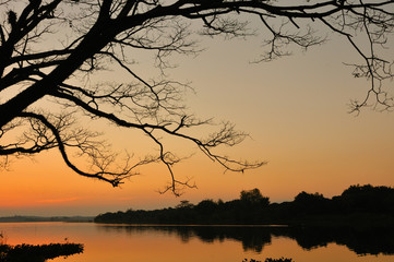 Beautiful sunset ,Thailand