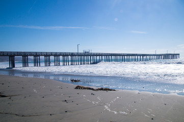 Pier on California Coast