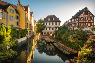 Fototapeta na wymiar Colmar, Petite Venise, Alsace, France.