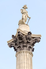Nelson Statue at Trafalgar Square, London