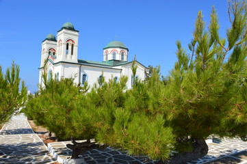 Eglise de Naousa sur l'île de Paros