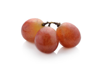 grapes isolated on over white background