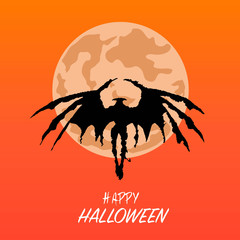 Halloween background vector