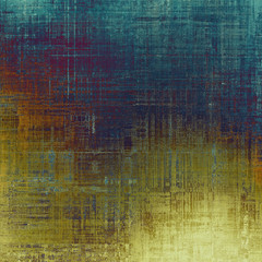 Obraz premium Old background with delicate abstract texture. With different color patterns: yellow (beige); brown; blue; purple (violet)