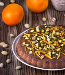 pie with pistachios