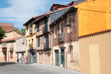 Old area of Leon, Spain