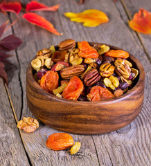 nuts and dried fruits