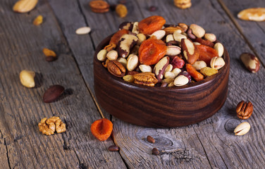 nuts and dried fruits