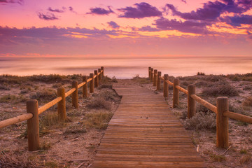 Fototapeta premium Sunset beach