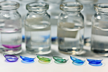 Colored contact lenses, the concept of design vision