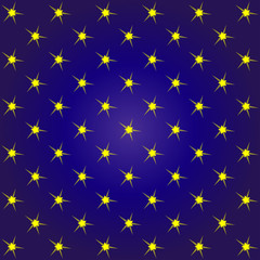 Colorful stars pattern