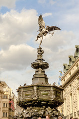 Obraz premium Eros Statue at Piccadilly Circus, London