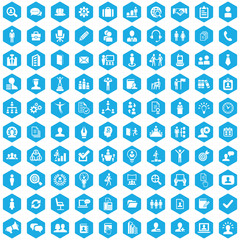 Fototapeta na wymiar human resources 100 icons universal set