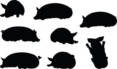 pig silhouette