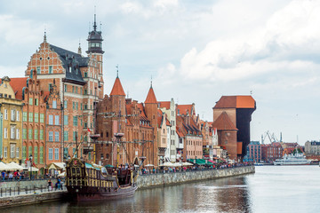 Fototapeta premium Gród nad Wisłą w Gdańsku.