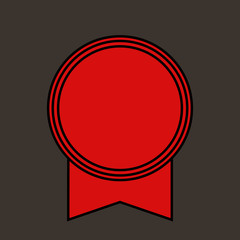 Red ribbon banner