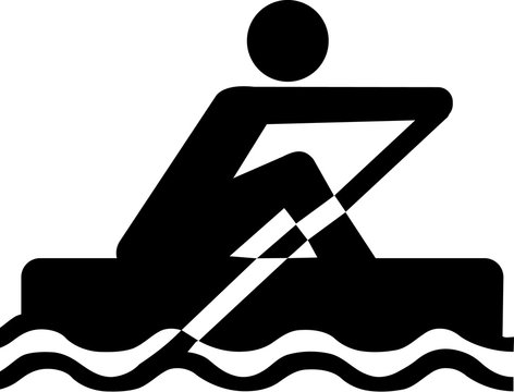 Rowing pictogram