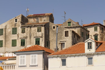 Obraz premium sibenik old houses
