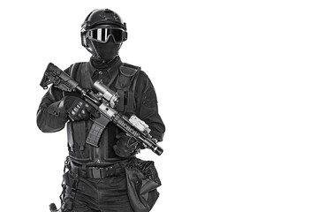 Fototapeta premium police officer SWAT